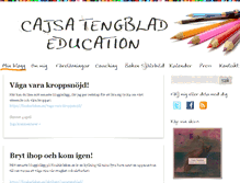 Tablet Screenshot of cajsatengblad.com